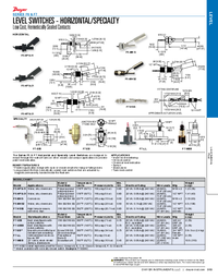 Thumbnail of document Data Sheet - F6-HPS-22 Series F6 Float Switch